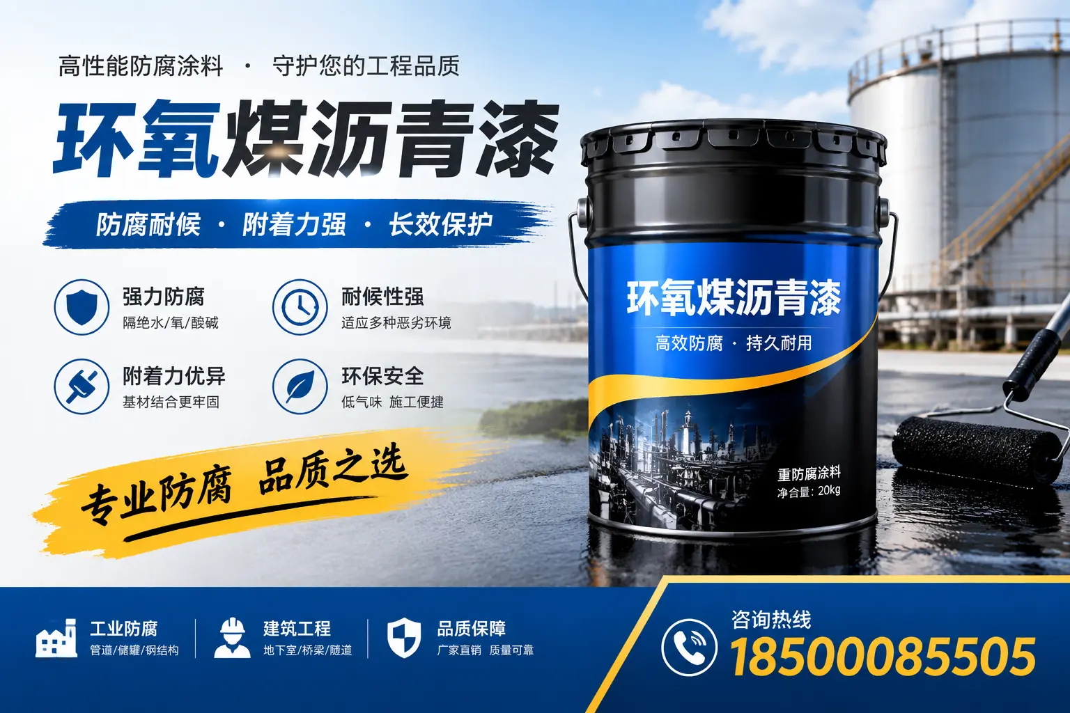 如何选择适合的环氧煤沥青漆？大庆市场选型指南